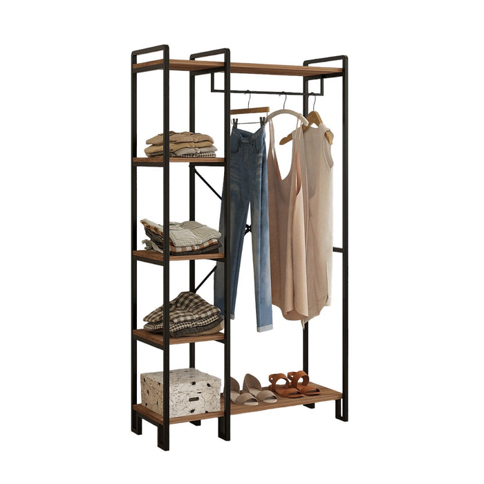 dimehouse Garderobemeubel Kapstok Rox Naturel - Met Leggers