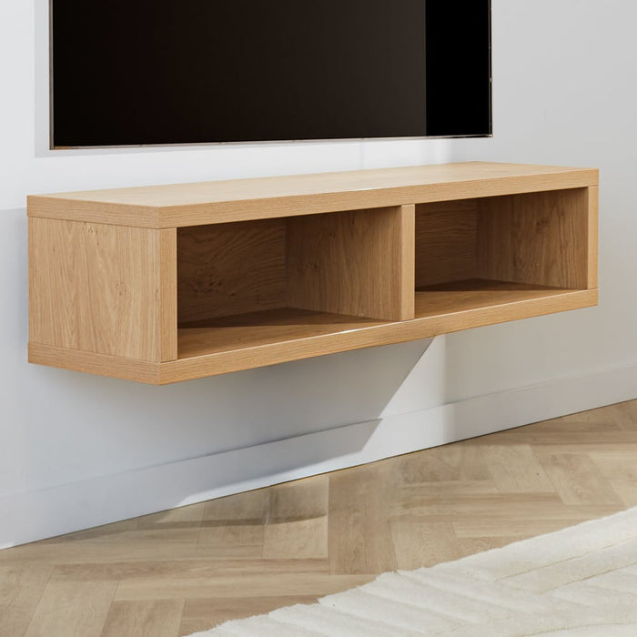 Dimehouse Hang TV Meubel Bernie Rustiek Eiken Melamine 125 X 30 X 35 Cm