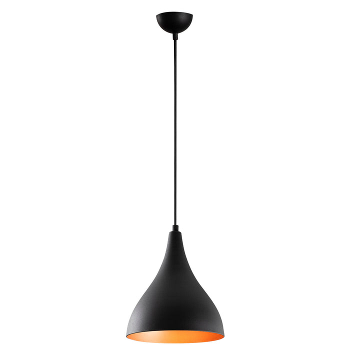 Dimehouse Hanglamp 1-lichts Zwart Drop Metaal Allure