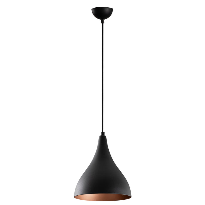 Dimehouse Hanglamp 1-lichts Zwart Drop Metaal Allure