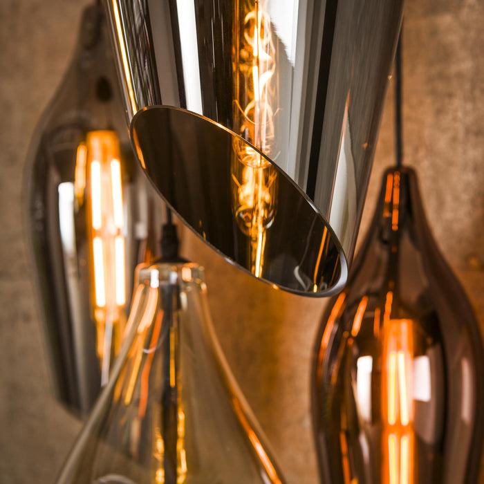 Dimehouse Hanglamp Coco Getrapt 5-lichts Gekleurd Glas