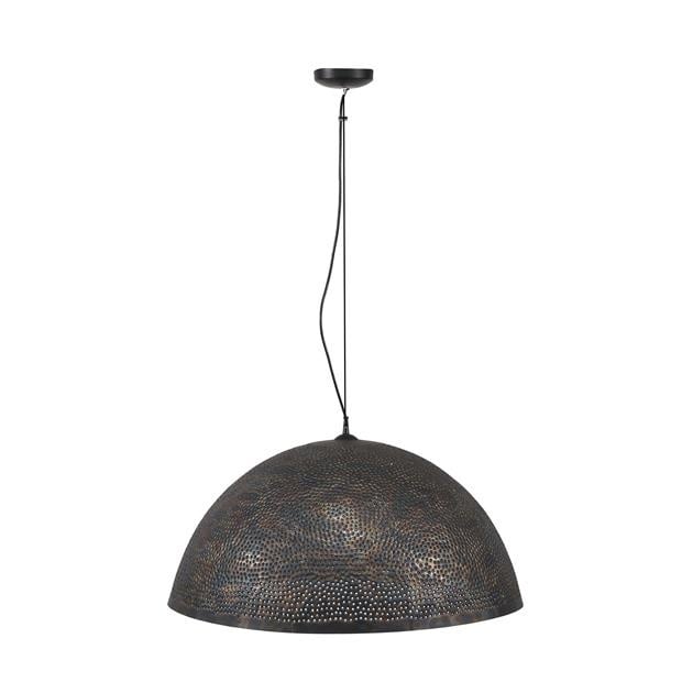 Dimehouse Hanglamp Industrieel Aya Zwart Bruin 70 Cm