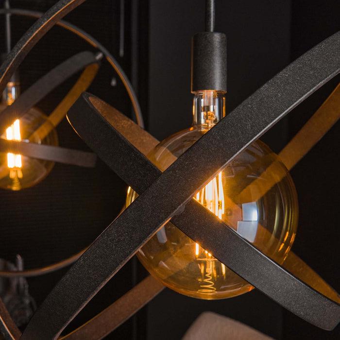 Dimehouse Hanglamp Industrieel Galaxy 2-lichts Metaal