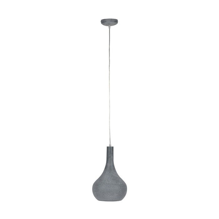 Dimehouse Hanglamp Industrieel Kegel Aya 1-lichts Grijs