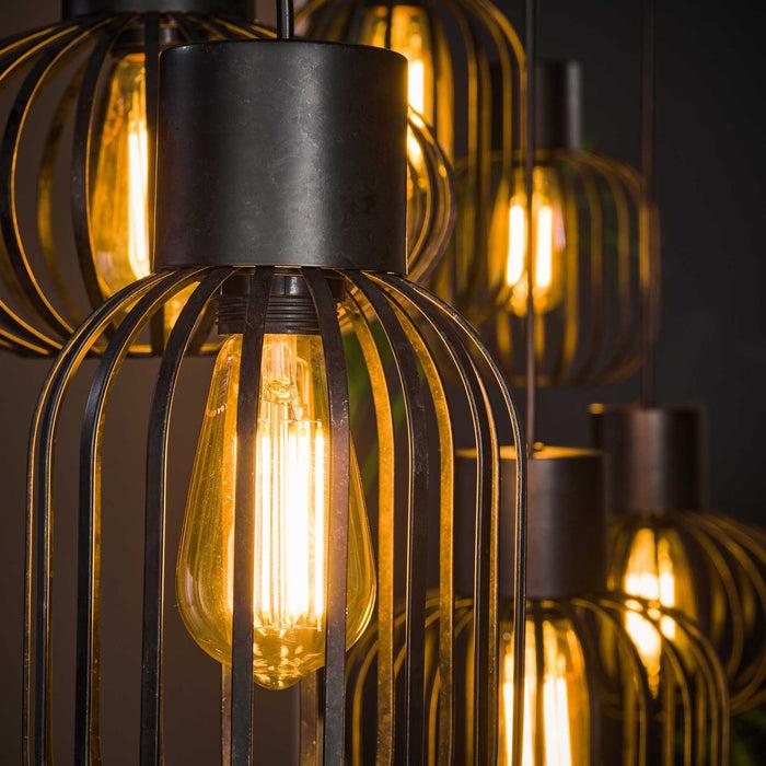 Dimehouse Hanglamp Industrieel Luise Metaal 6-Lichts