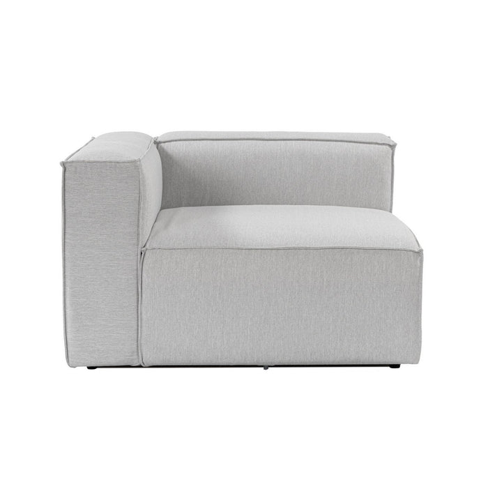 dimehouse Hoek element links modulaire bank Fora lichtgrijs