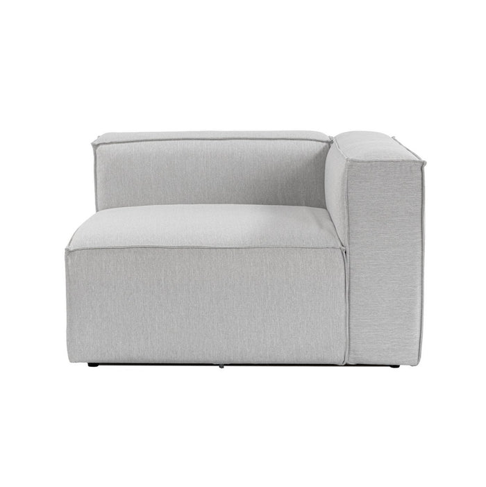 dimehouse Hoek element rechts modulaire bank Fora lichtgrijs