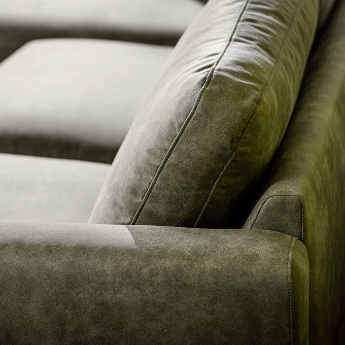 Dimehouse Hoekbank Gwen Stof Olijfgroen Links En Rechts