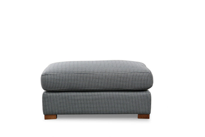 Dimehouse Hoekbank Links Loop Lichtgrijs - Met Donkergrijze Hocker