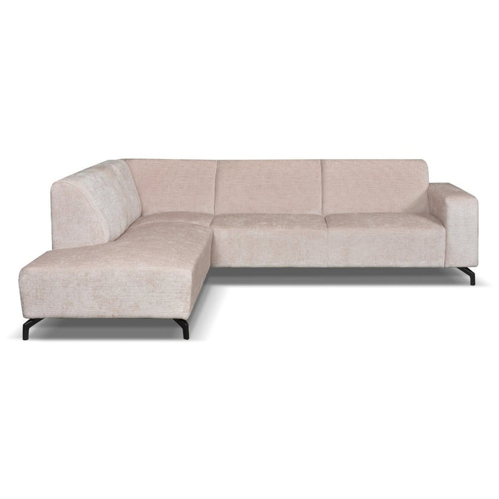 Dimehouse Hoekbank Manon Met Chaise Longue Links Chenille Beige