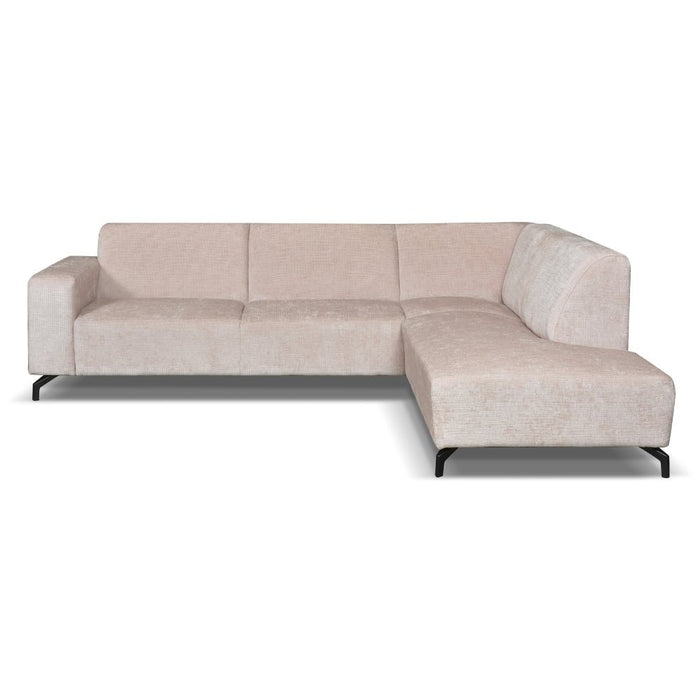 Dimehouse Hoekbank Manon Met Chaise Longue Rechts Chenille Beige