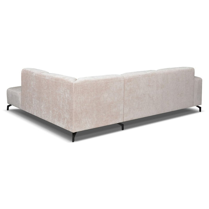 Dimehouse Hoekbank Manon Met Chaise Longue Rechts Chenille Beige