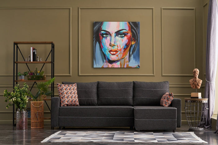 Dimehouse Hoekbank Met Slaapfunctie Rechts Ece Antraciet