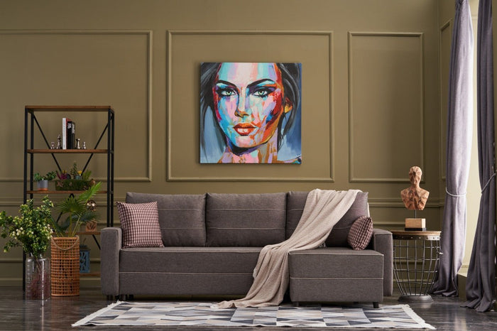 dimehouse Hoekbank met slaapfunctie Rechts Ece Bruin