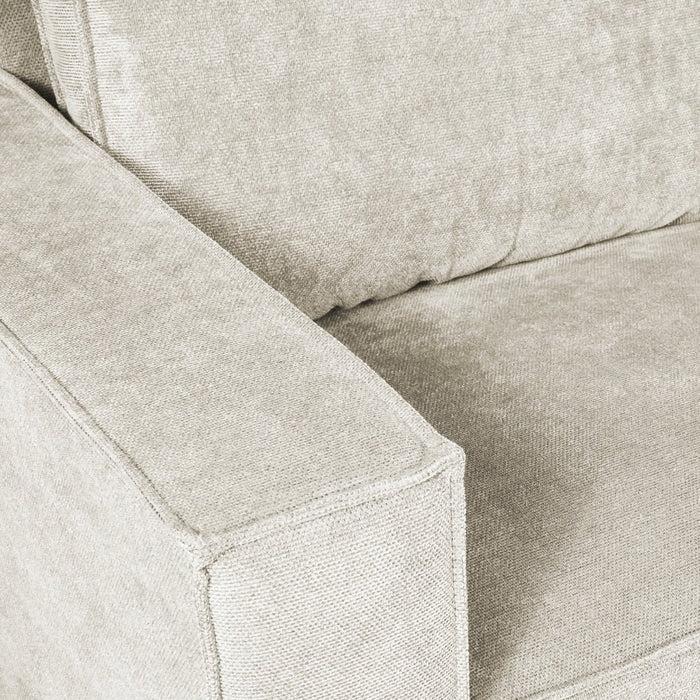 Dimehouse Hoekbank Yara Met Chaise Longue Rechts Chenille Beige