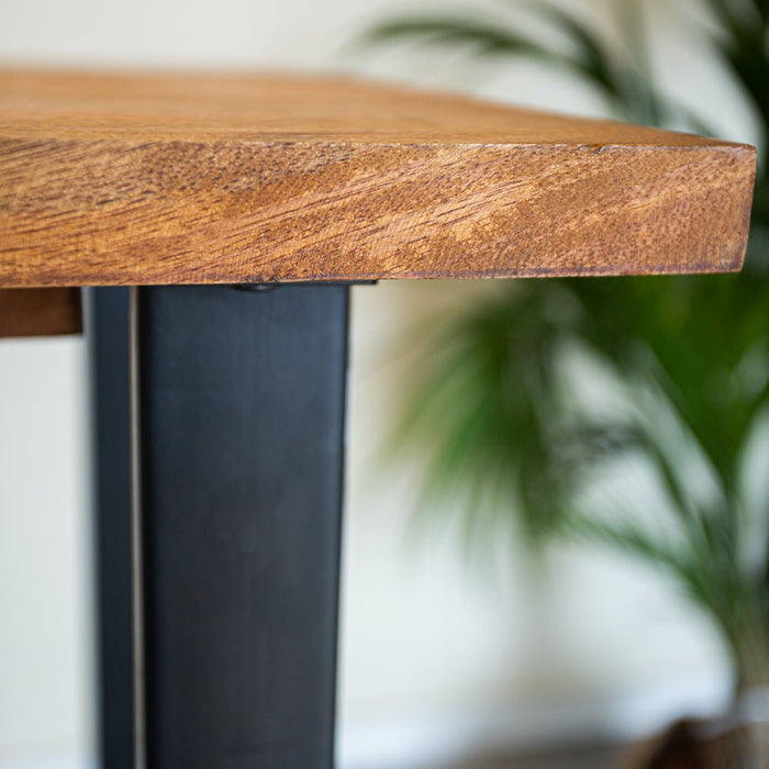 Dimehouse Hoge Industriële Bartafel Vegas 130x70 Cm Mangohout