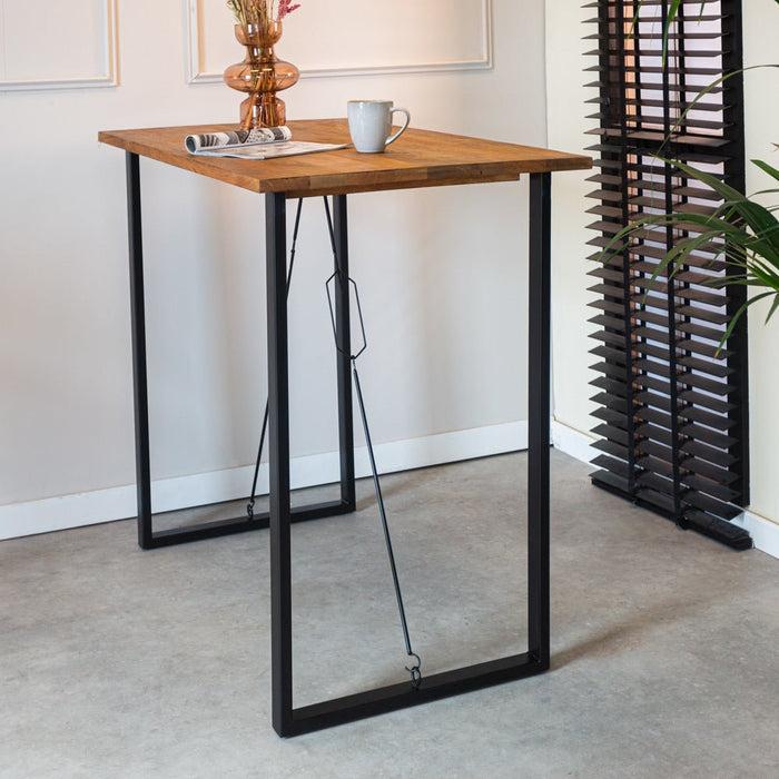 dimehouse Hoge Industriële Bartafel Vegas 130x70 cm Mangohout