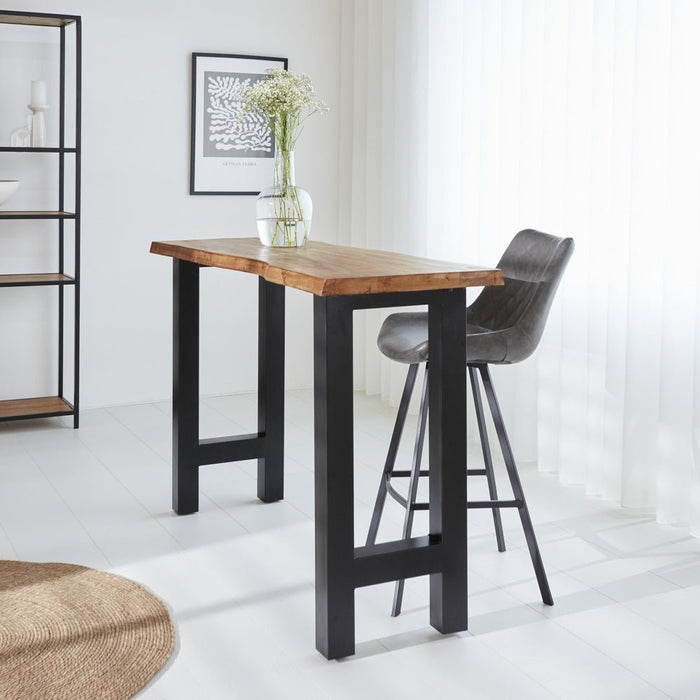 Dimehouse Industriële Bartafel Bruce 150x50 Cm Acaciahout