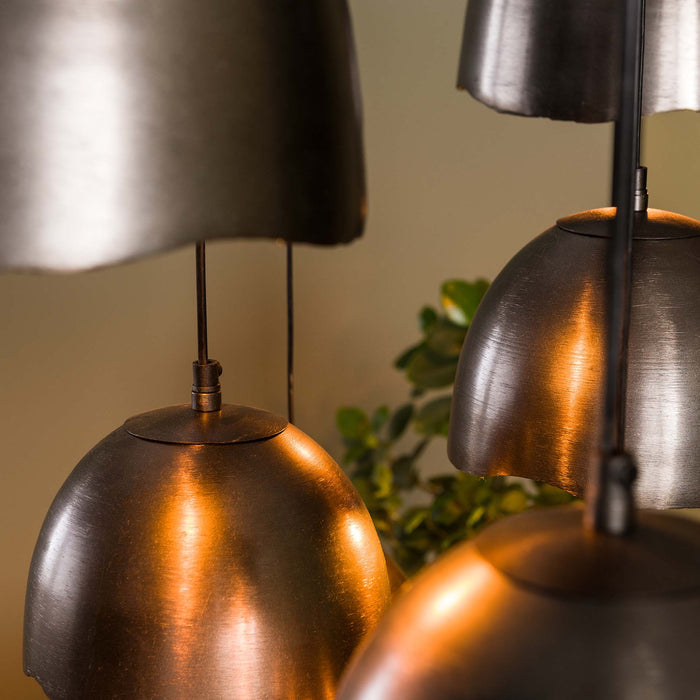 Dimehouse Industriële Hanglamp Jame 7-lichts Getrapt