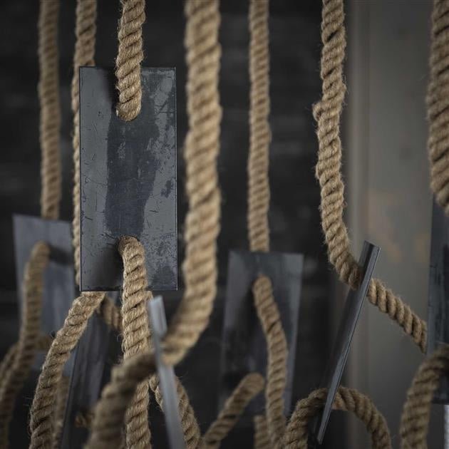 Dimehouse Industriële Hanglamp Moritz 7-lichts Touw Metaal