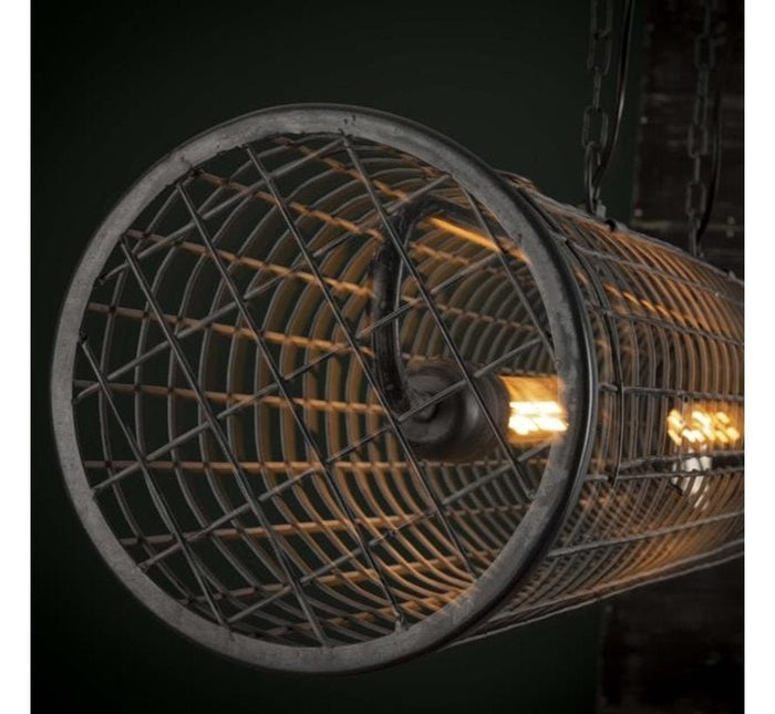 Dimehouse Industriële Hanglamp Roan 2-lichts Cilinder