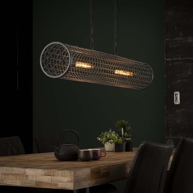 Dimehouse Industriële Hanglamp Roan 2-lichts Cilinder