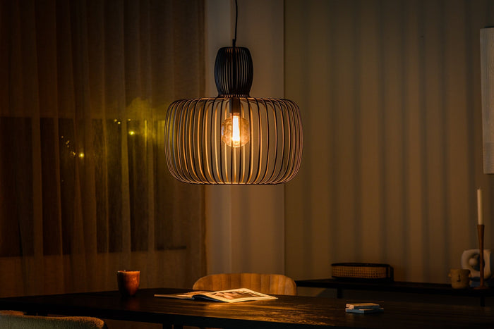 Dimehouse Industriële Hanglamp Ursul Zwart Metaal 1-lichts Ø55 Cm