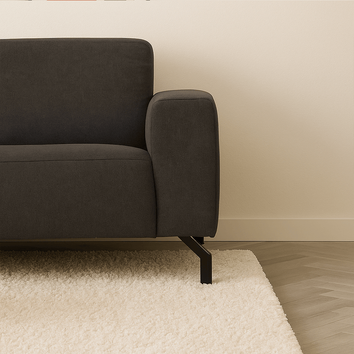 Dimehouse Industriële Hoekbank Stof Antraciet Verona Links