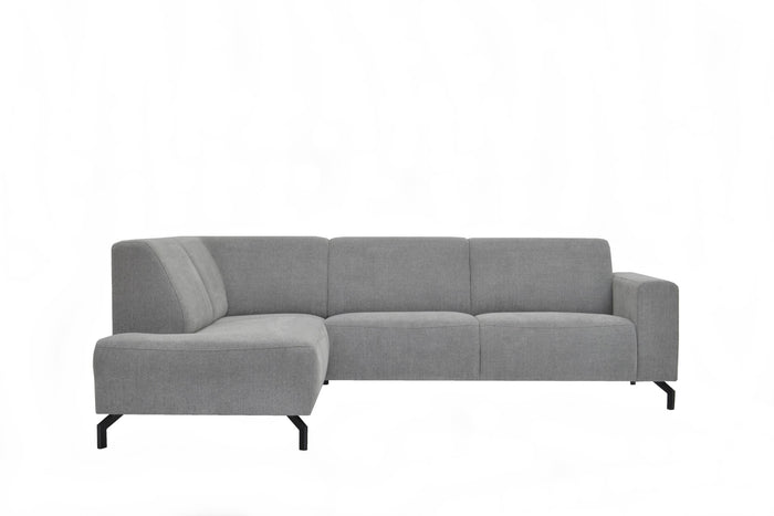 Dimehouse Industriële Hoekbank Stof Grijs Verona Links