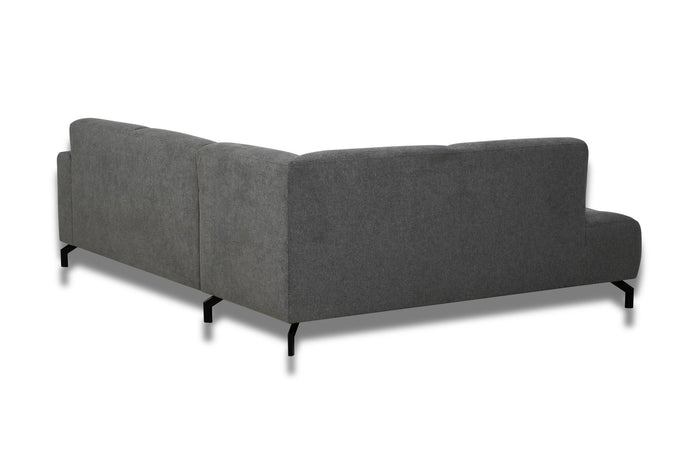 Dimehouse Industriële Hoekbank Stof Grijs Verona Links