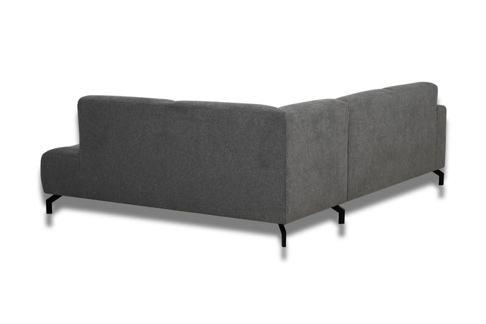 Dimehouse Industriële Hoekbank Stof Grijs Verona Rechts