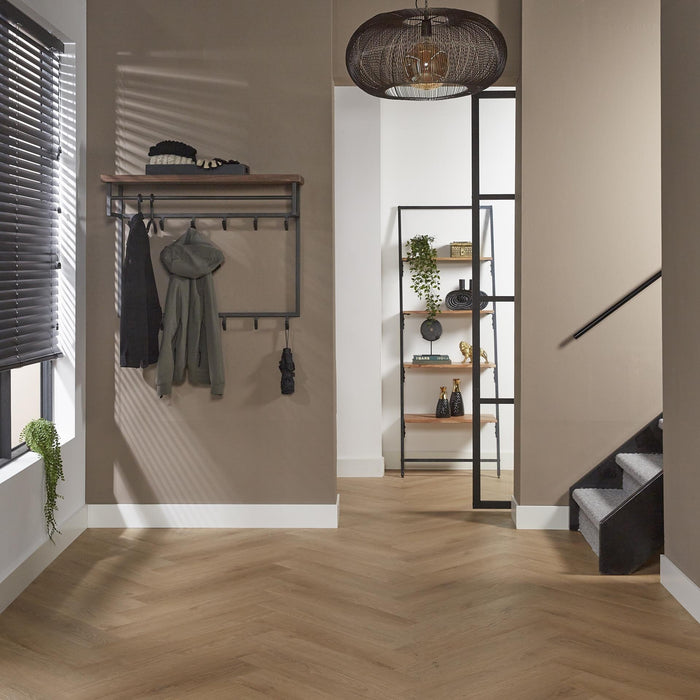 Dimehouse Industriële Kapstok Notenhout Daya 12-haaks