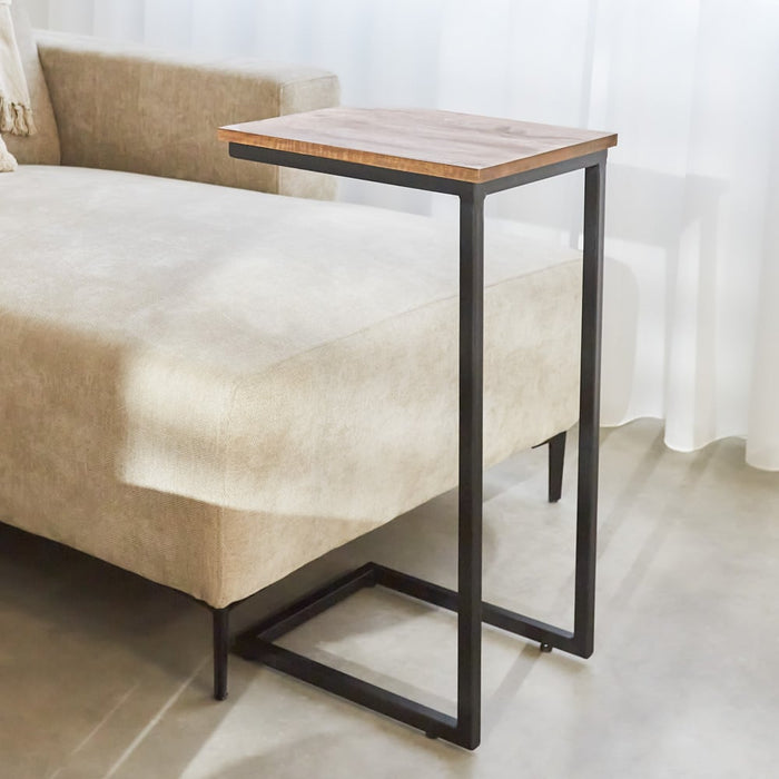 Dimehouse Industriële Laptoptafel Bavaro Mangohout Hoog