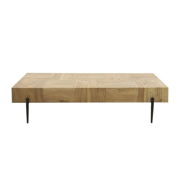 Dimehouse Industriële Salontafel Daantje Rechthoekig Acaciahout 150x60 Cm