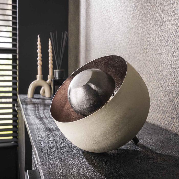 Dimehouse Industriële Tafellamp Basel Naturel Grijs Ø22