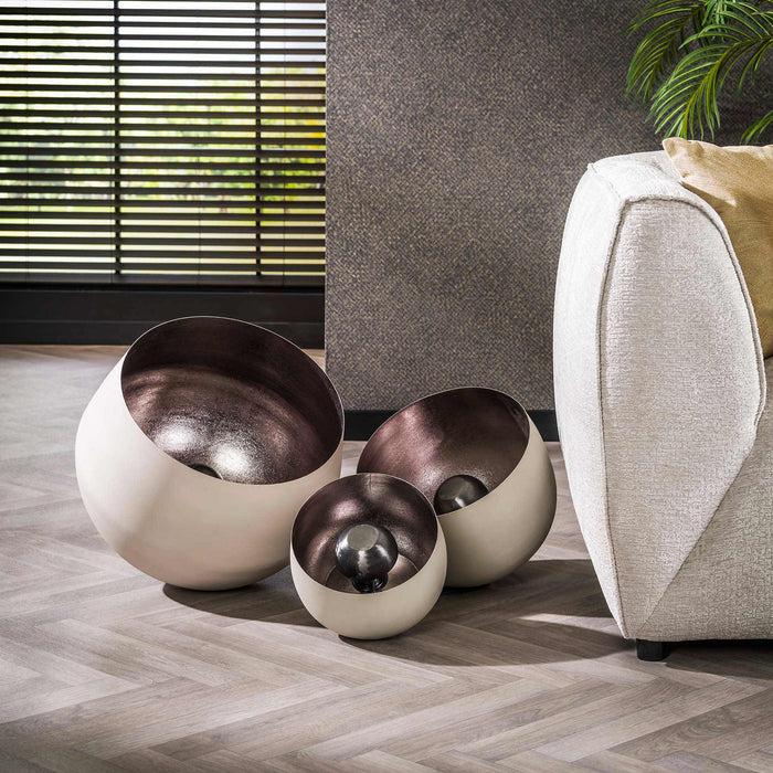 Dimehouse Industriële Tafellamp Basel Naturel Grijs Ø28