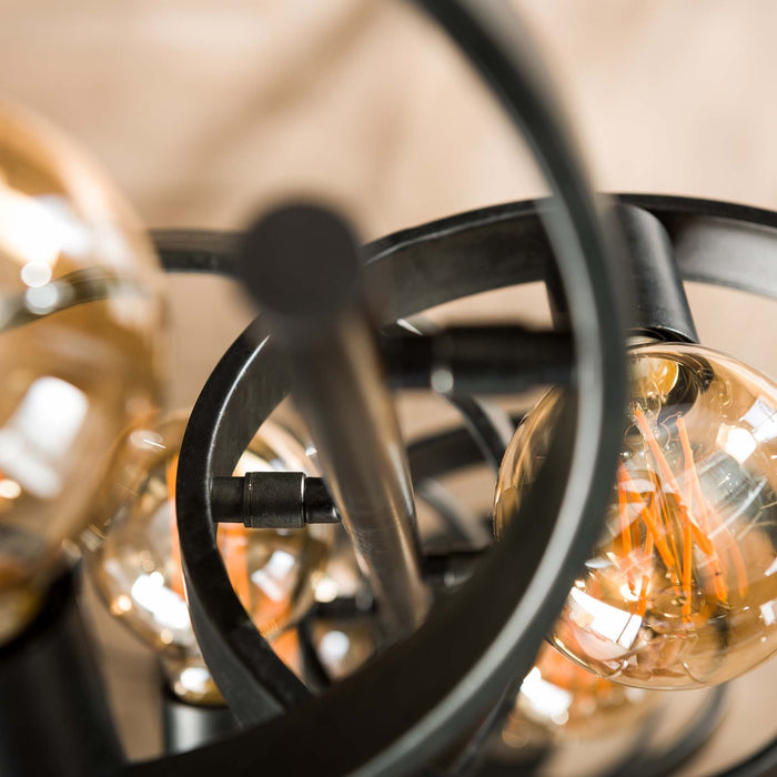 Dimehouse Industriële Vloerlamp Otan Metaal 8-lichts