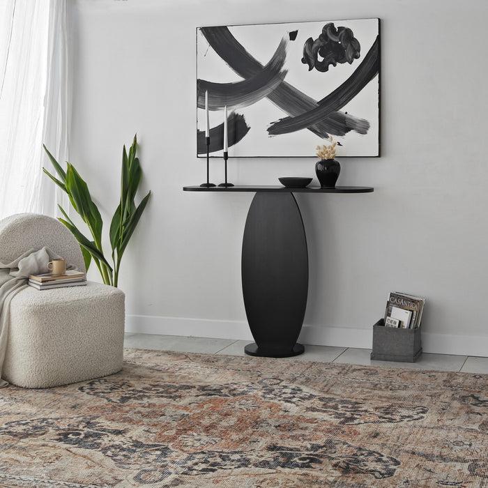 Dimehouse Kaptafel Ellittica Antraciet Melamine 100x81x30 Cm