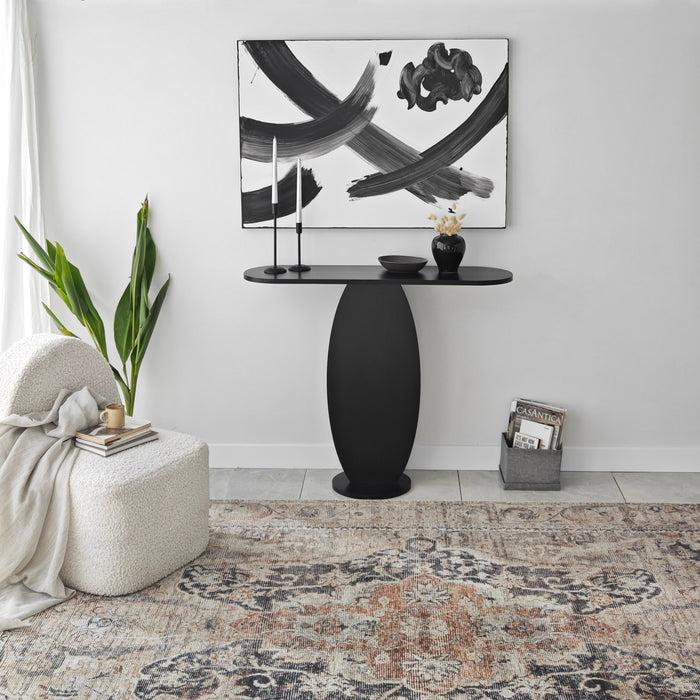 dimehouse Kaptafel Ellittica Antraciet Melamine 100x81x30 cm