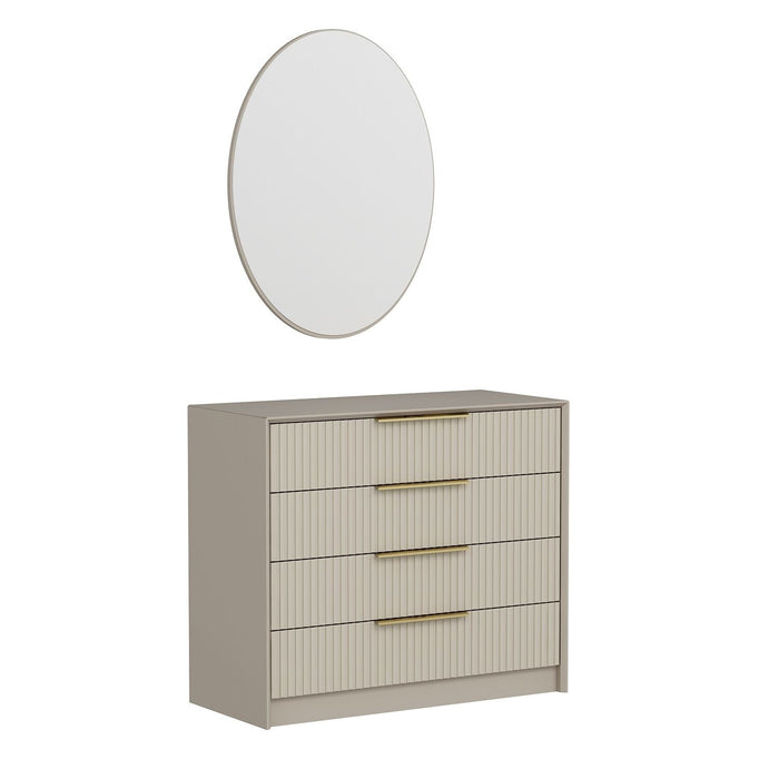 Dimehouse Ladekast Kale Luxe Steen Melamine 100x85x45 Cm
