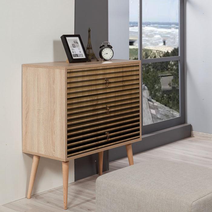 Dimehouse Ladekast Trio Sonoma Eik Melamine 80x90x40 Cm