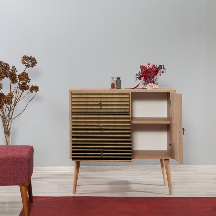 Dimehouse Ladekast Verybox Sonoma Eik Melamine 90x90x40 Cm