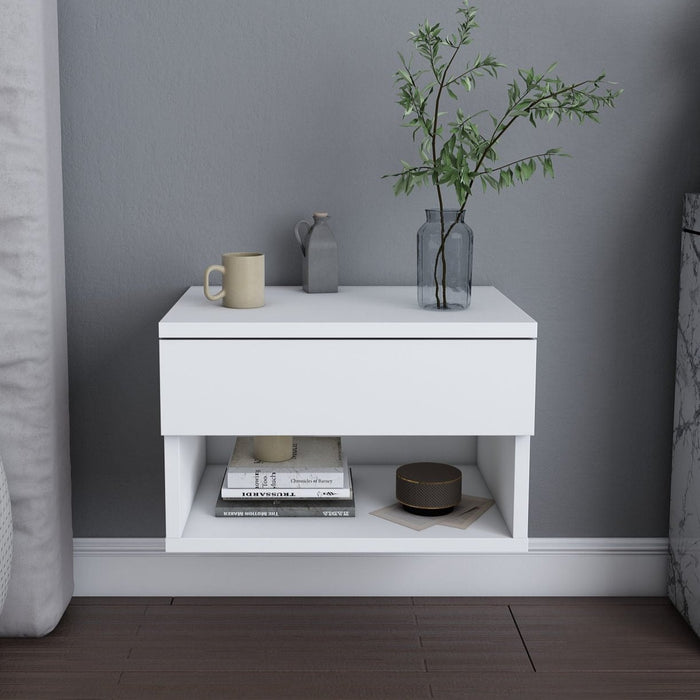 Dimehouse Nachtkastje Jamot Wit Melamine 44 6x31 9x31 9 Cm