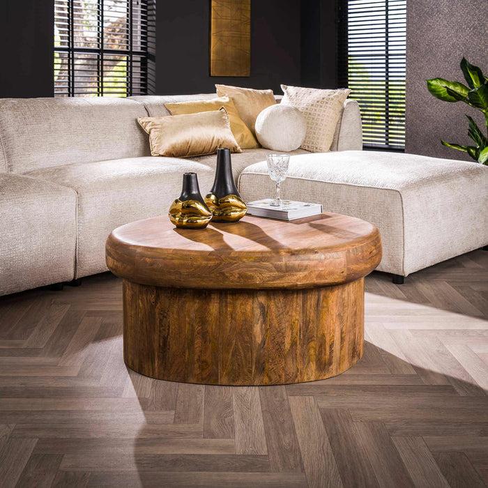 dimehouse Organische salontafel Kacie mangohout zandkleur