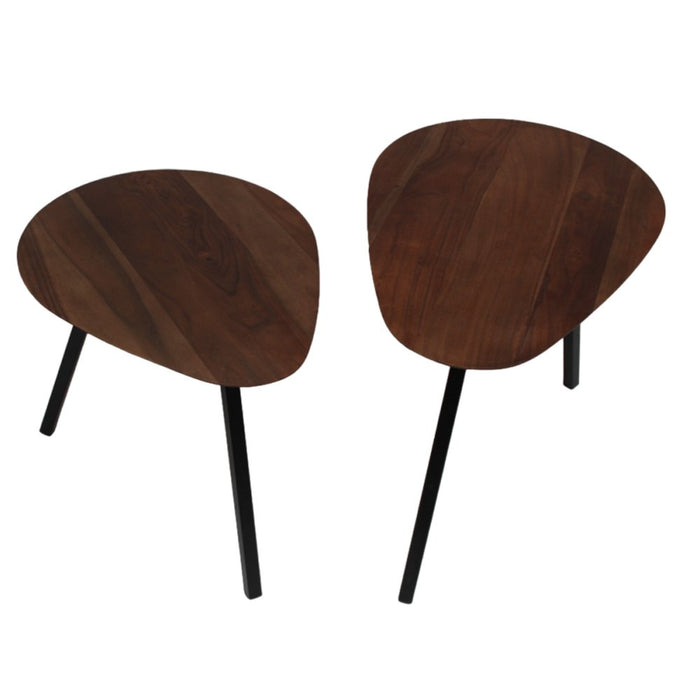 Dimehouse Organische Salontafel Set Van 2 Leyla Acaciahout