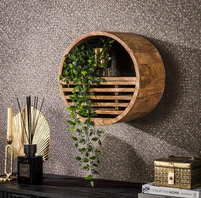 Dimehouse Rond Wandrek Jerome 1 Lade Mangohout Zandkleur