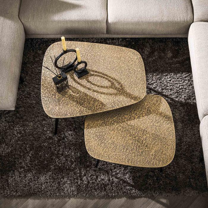 Dimehouse Salontafel Set 2 Belle Organisch Metaal Goud