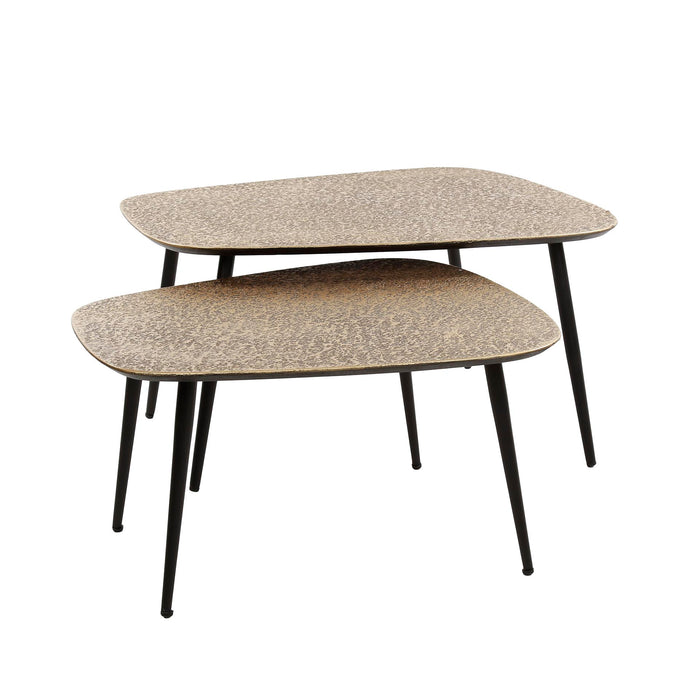 Dimehouse Salontafel Set 2 Belle Organisch Metaal Goud