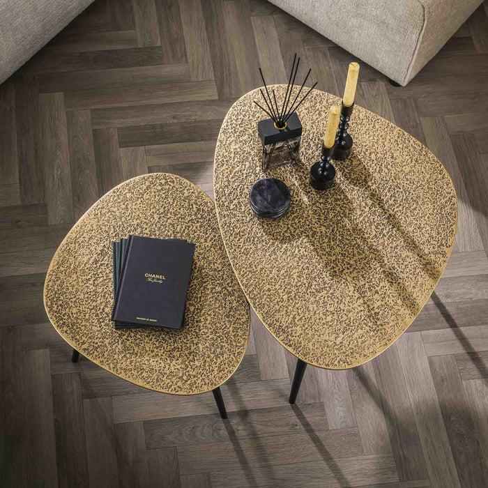 Dimehouse Salontafel Set 2 Betty Driehoekig Metaal Goud