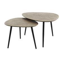 Dimehouse Salontafel Set 2 Betty Driehoekig Metaal Goud